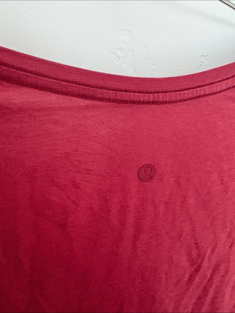 Lululemon V-Neck Short Sleeve Top - Burgundy